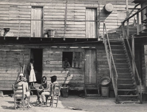 Pahokee Hotel, migrant vegetable pickers' quarters, near Homestead, Florida
