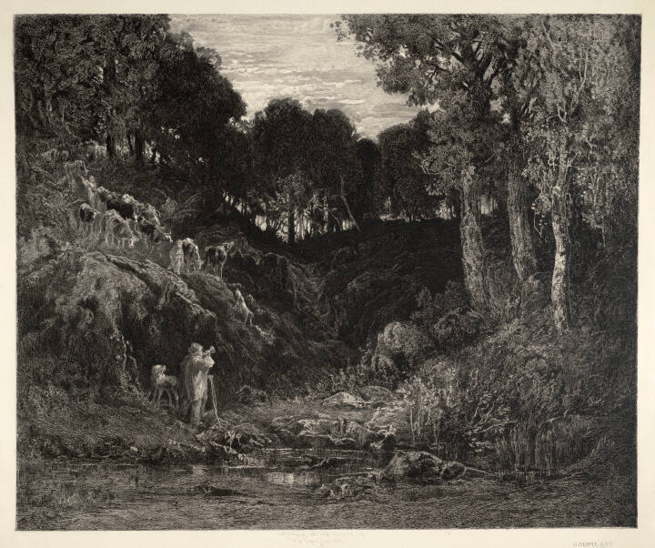 The Eagle’s Nest in the Forest of Fontainebleau