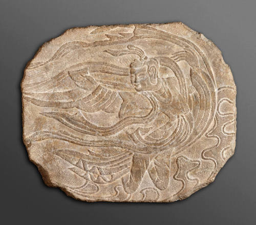 Ceiling Relief of a Flying Apsara