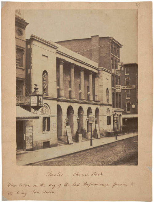 Theater, Chestnut Street, Philadelphia