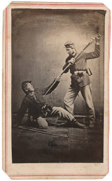 Civil War Soldiers in "Combat"