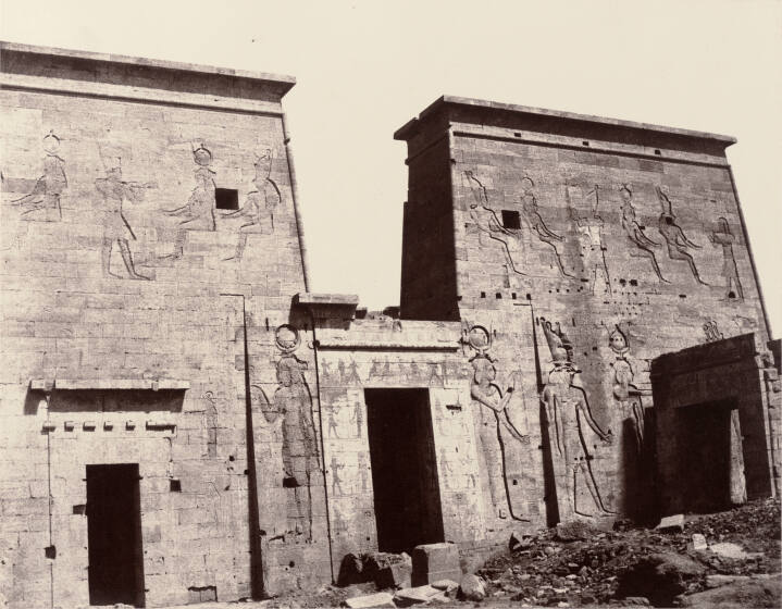 Philae, Courtyard, Southern Façade