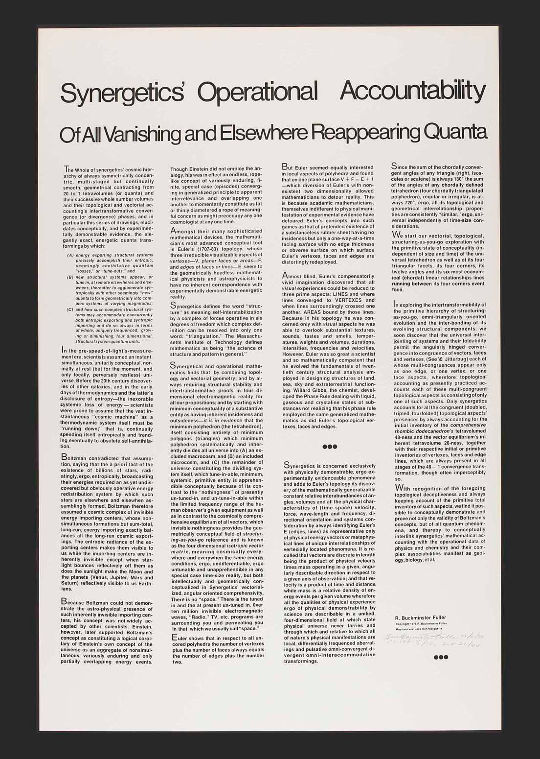 untitled (Synergetics' Operational Accountability)