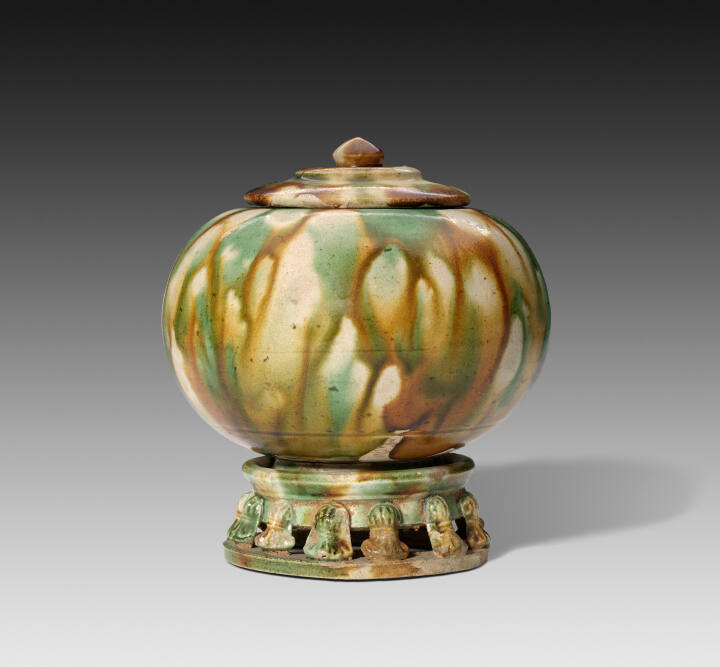 Miniature alms bowl on stand