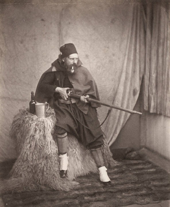 Self-portrait as a Zouave