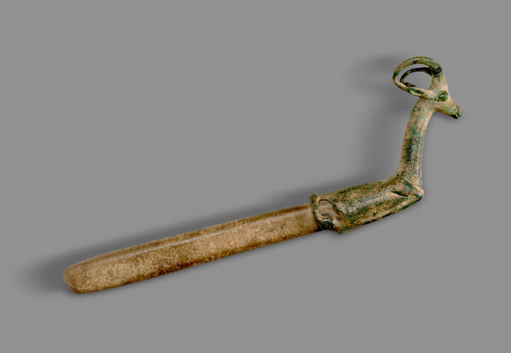 Whetstone with Wild Goat Protome