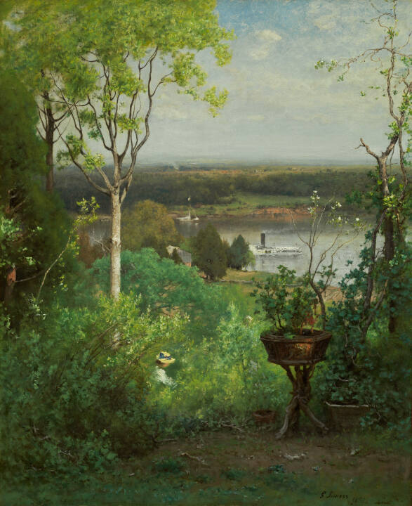 Looking Over the Hudson at Milton
