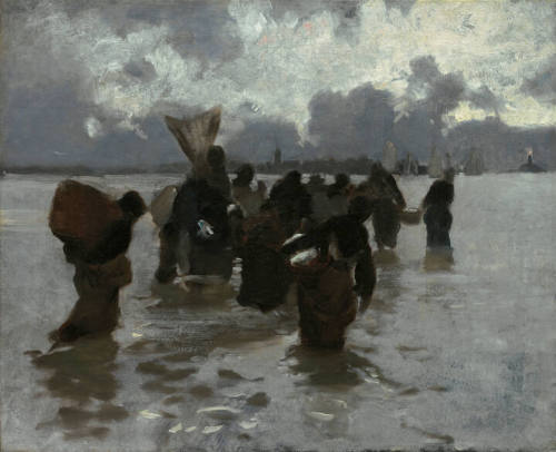 Fisherwomen Returning