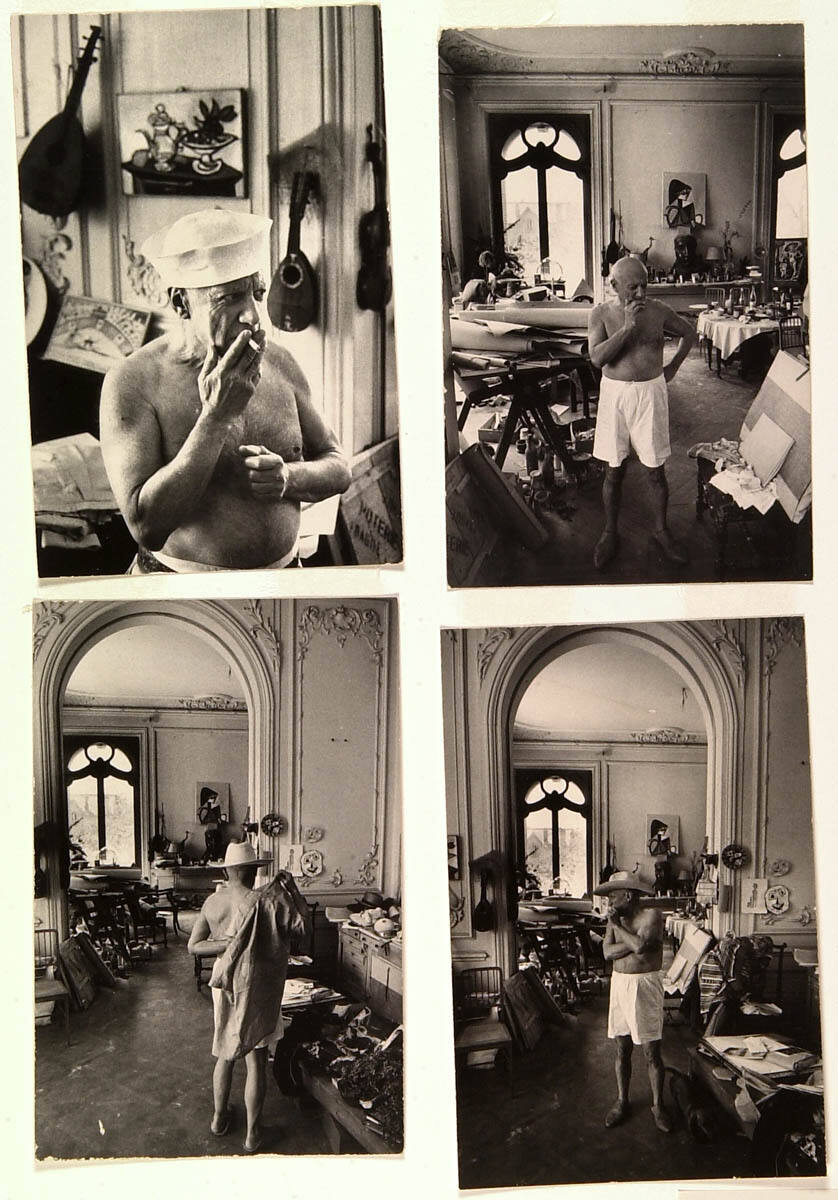 Picasso's Restlessness as he Prepares to Start Painting