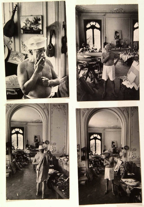Picasso's Restlessness as he Prepares to Start Painting