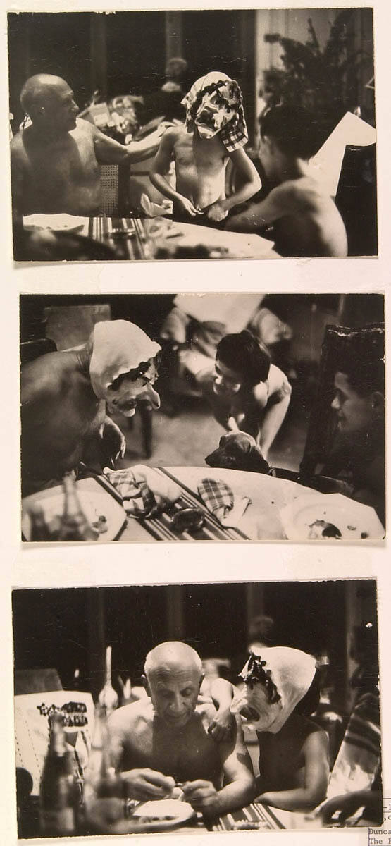 Picasso Delights Paloma by Wearing a Rubber Witch Mask