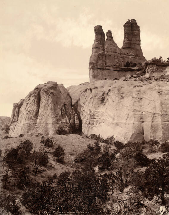 Navajo Church, near Fort Wingate, Arizona Territory