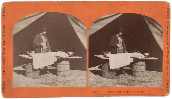 Embalming Surgeon at Work