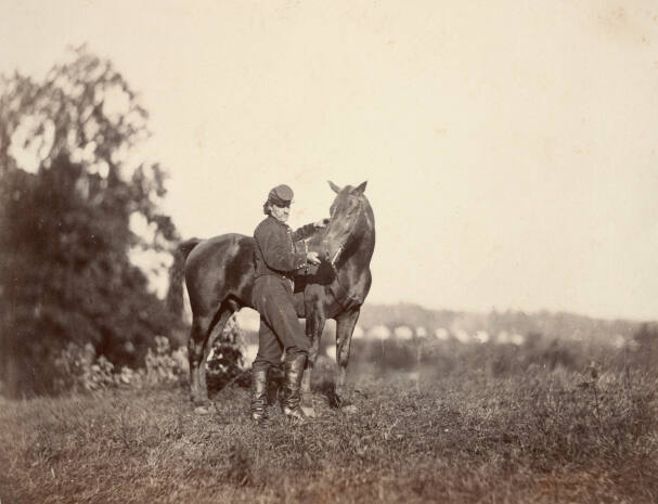 Union Soldier and Horse
