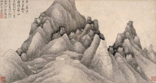 High Peaks with Buildings in the Manner of Lu Hong