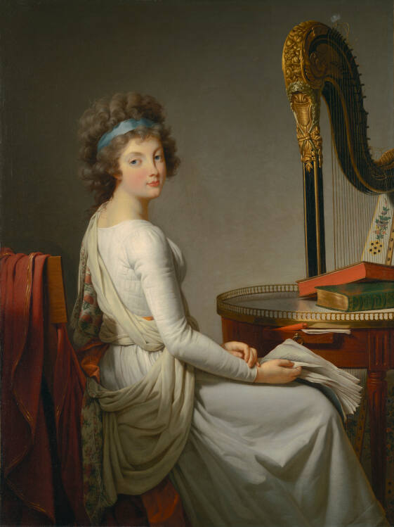 Portrait of Marie Thérèse Diane Andrault (née Maignard de la Vaupalière, 1768–1790), Comtesse de Langeron