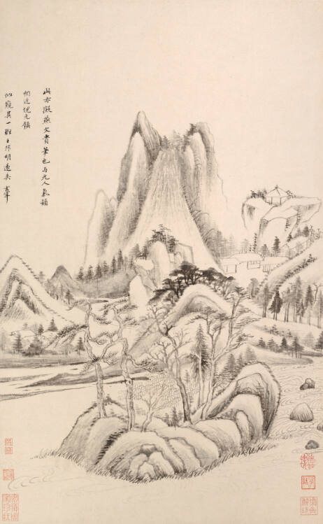 Landscape in the Style of Yen Wengui