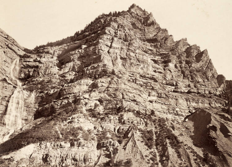 Limestone, Provo Falls, Utah