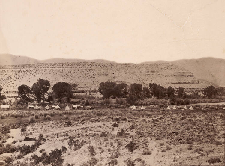 Expedition camp, Truckee Valley, Nevada