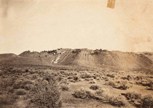 Extinct obsidian volcano, near Mono Lake, California