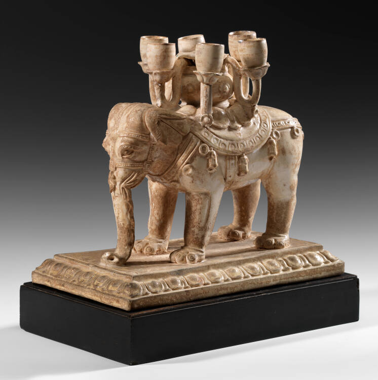 Elephant-shaped Candle Stand