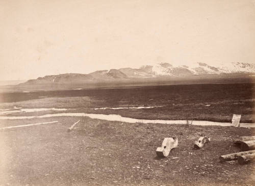 Extinct volcanoes near Mono Lake, California