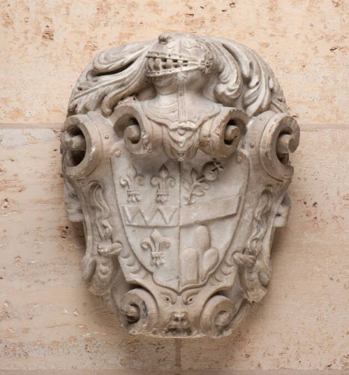 Escutcheon with Coat of Arms of the Chigi Family