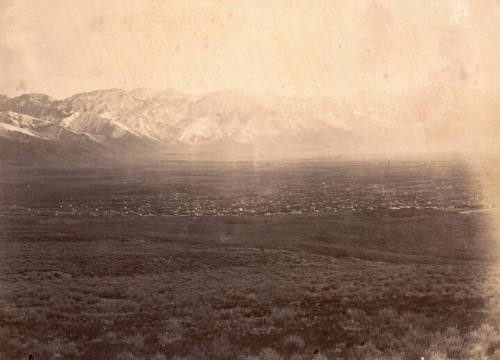 Salt Lake City and Wasatch Mountains, Utah