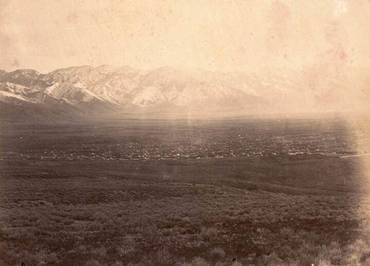 Salt Lake City and Wasatch Mountains, Utah