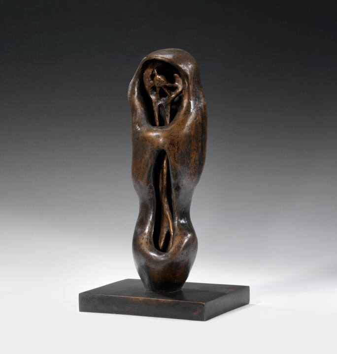 Maquette for Upright Internal/External Form: Flower