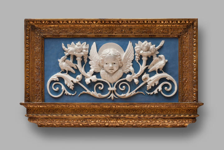 Cherub's Head with Cornucopiae