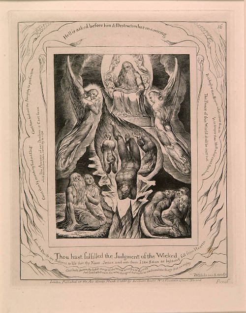 Thow hast fulfilled the Judgment of the Wicked Book: Book of Job