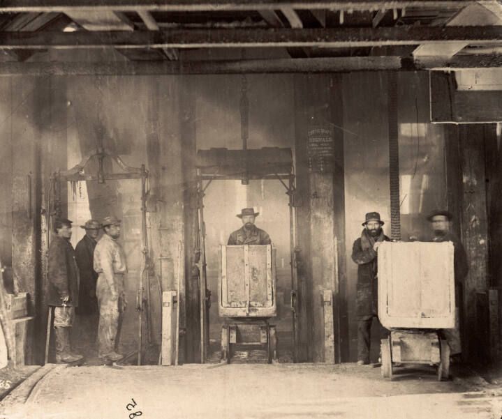 Shaft of Savage Mine, Virginia City, Nevada