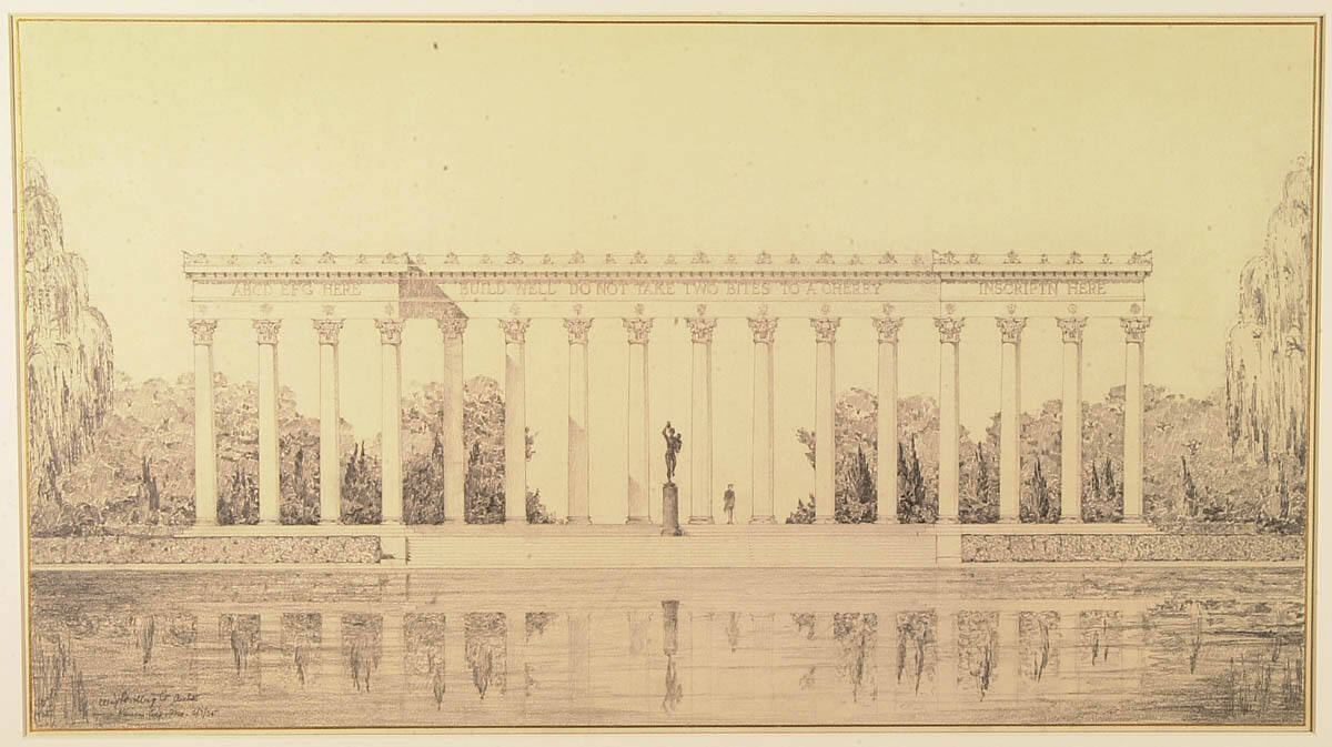 Proposal - Peristyle at South End of Mirror Lake