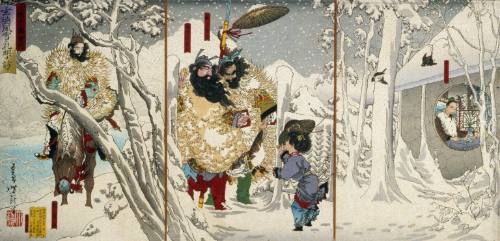 Gentoku Visits Komei in the Snow