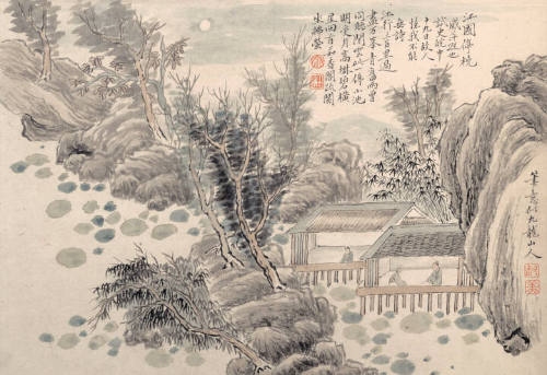 Respite from Boating in the River Country in the Manner of Wang Fu