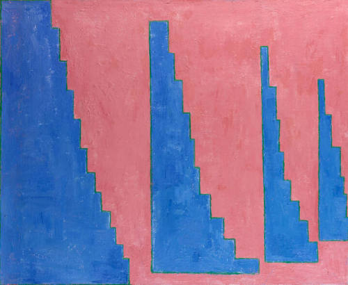 Pink and Blue Steps