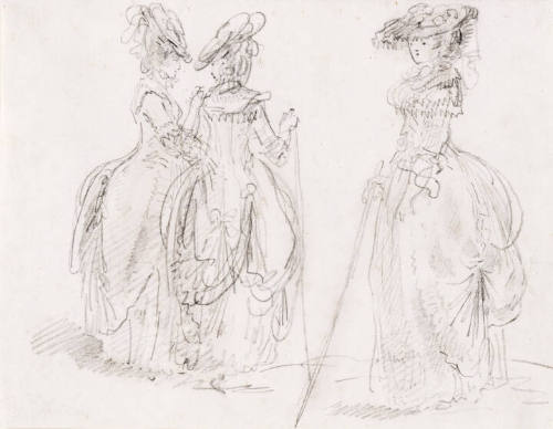 Study for Three Women in "Terrace of the Chateau de Marly"