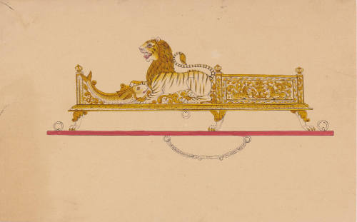 Design for a Howdah from an Indian Workshop