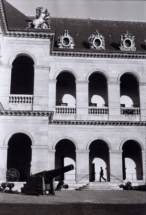Courtyard Of Hotel Des Invalides, Paris