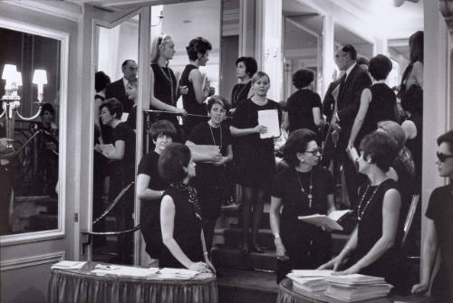 Fashion showing at Christian Dior's, Paris