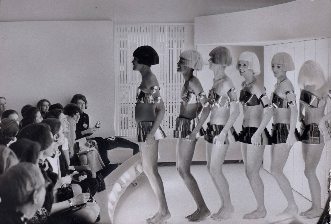 Fashion showing At Courréges's Paris