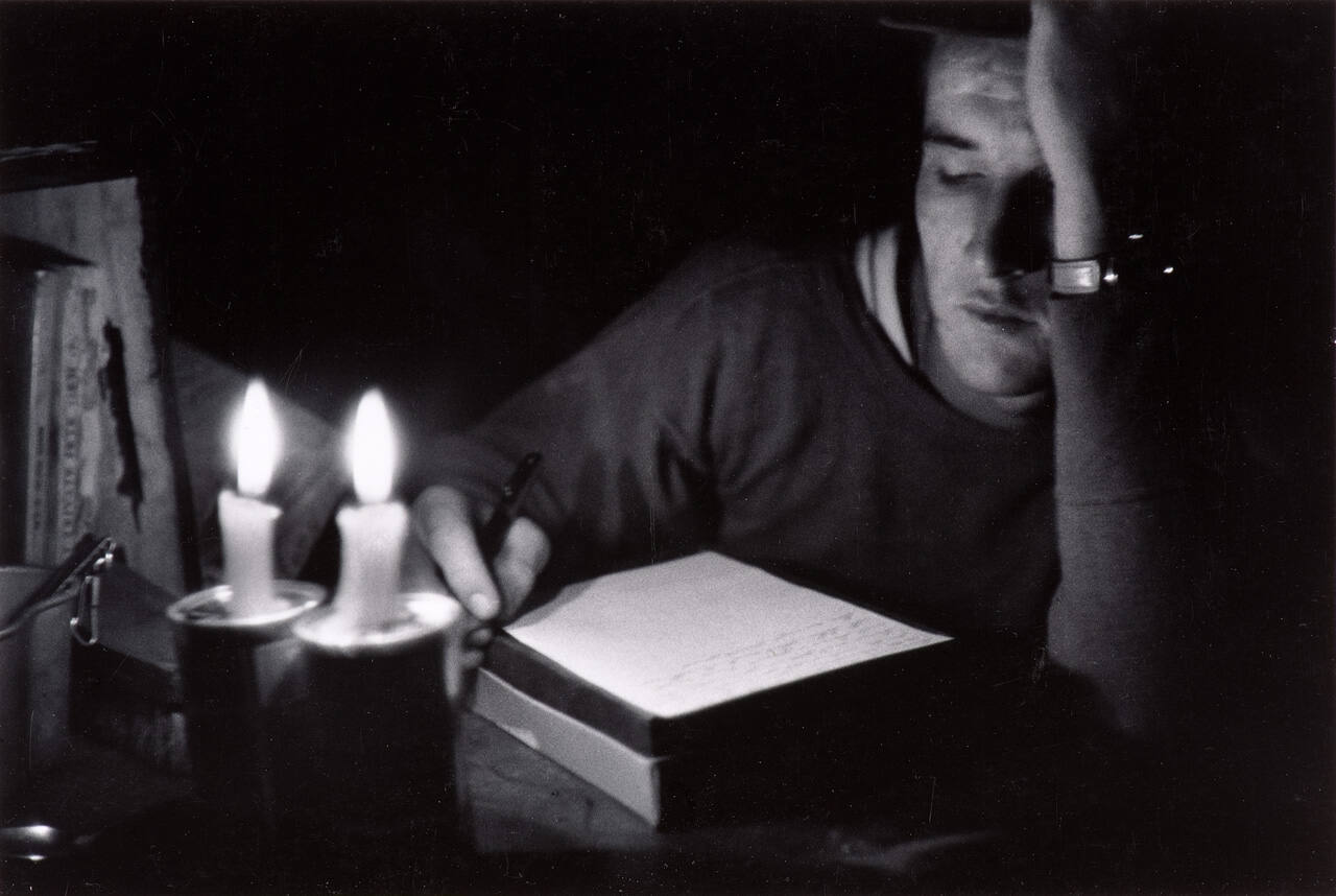 Howard Crawford Jr. Writing a Letter Home, Korea