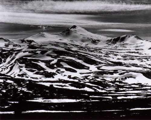 Snow Capped Mountain Range