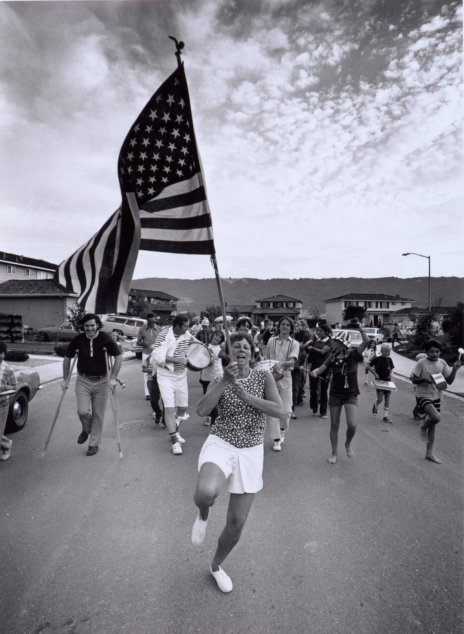 We had a ball on the Fourth of July.  The whole neighborhood came out for the parade.