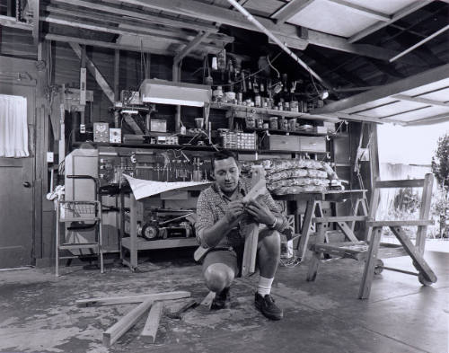 The California garage today, out of necessity, requires that you move the cars out and the tools in.  To a point I enjoy working in the garage, but I'd rather be doing something else.