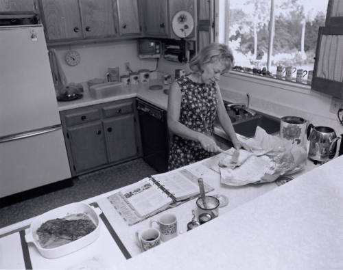 I love to cook.  Meal time is the only time the family is together.  In spite of my modern kitchen, cooking dinner for six takes two hours.  Then the kids inhale the food in minutes.