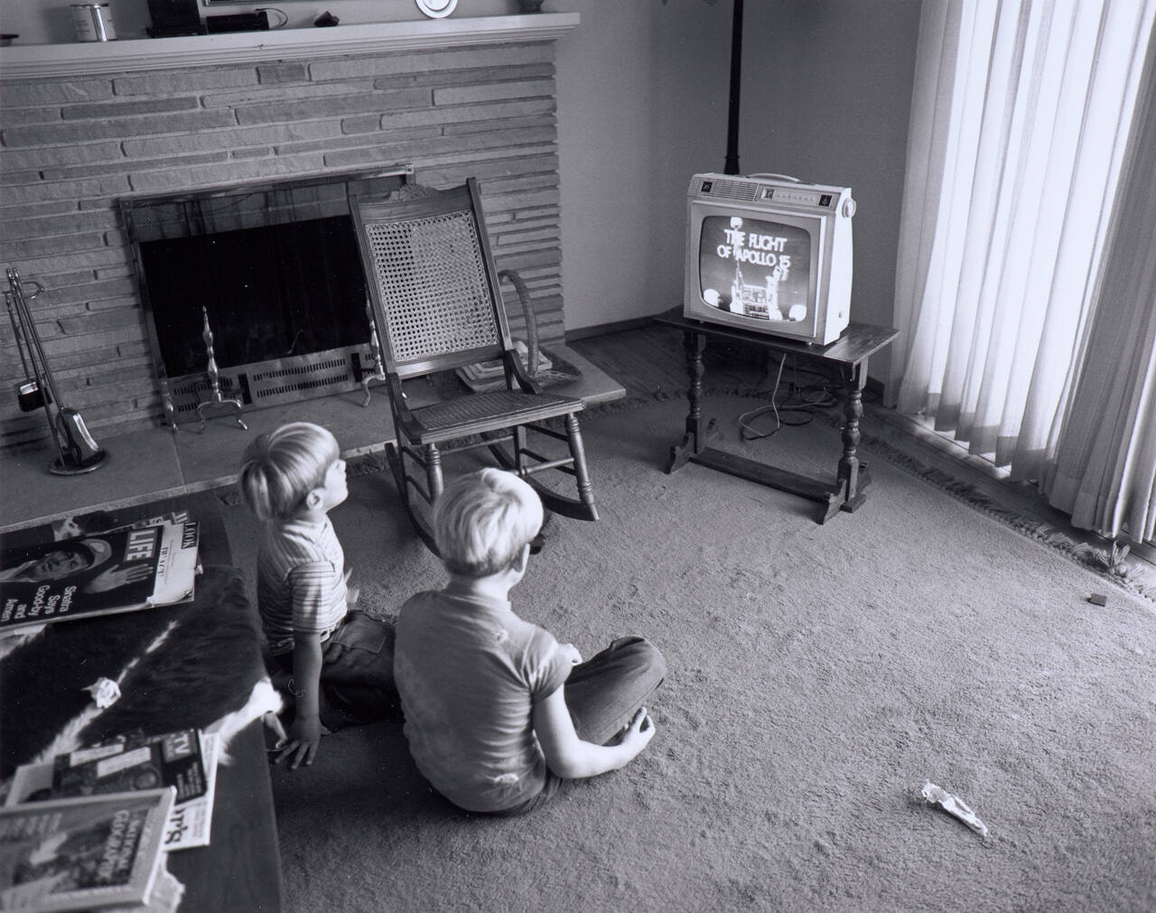 I don't like the space walk.  It's Saturday morning and I want to see cartoons.