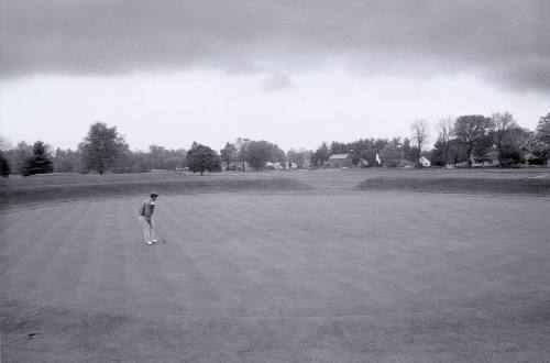 Putting for Par (Green Enclosed by Circle Mound), Moundbuilders Country Club, Newark Earthworks, Newark, Ohio