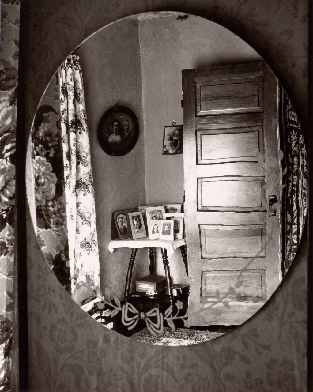 Reflection in Oval Mirror, The Home Place